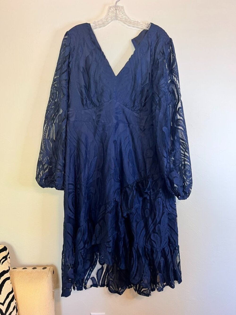 JJ House Navy Blue Mother of the Bride Dress